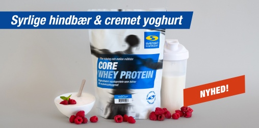 Nyhed! Core Whey Protein med smag af Raspberry Yoghurt